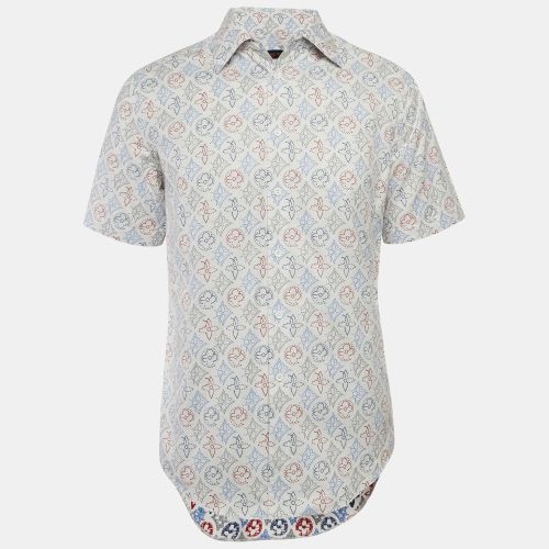 Monogram Jacquard Short-Sleeve Shirt M - Louis Vuitton - Modalova