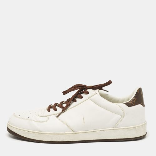 Brown Monogram Canvas and Leather Lace Up Sneakers 41.5 - Louis Vuitton - Modalova