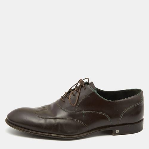 Dark Leather Lace Up Oxfords Size 42.5 - Louis Vuitton - Modalova