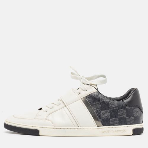 Leather and Damier Graphite Canvas Low Top Sneakers Size 40.5 - Louis Vuitton - Modalova