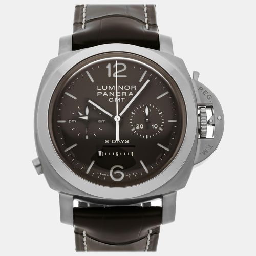 Stainless Steel Luminor PAM00311 Manual Winding Men's Wristwatch 44 mm - Panerai - Modalova