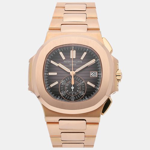 K Rose Gold Nautilus Automatic Men's Wristwatch 40 mm - Patek Philippe - Modalova