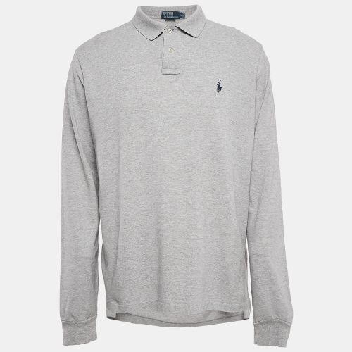 Pique Cotton Long Sleeve Slim Fit Polo T-Shirt XL - Polo Ralph Lauren - Modalova