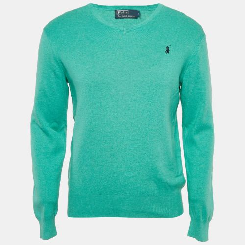 Cotton Knit V-Neck Sweater S - Polo Ralph Lauren - Modalova