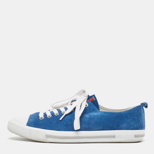 Suede Low Top Sneakers Size 39.5 - Prada Sport - Modalova