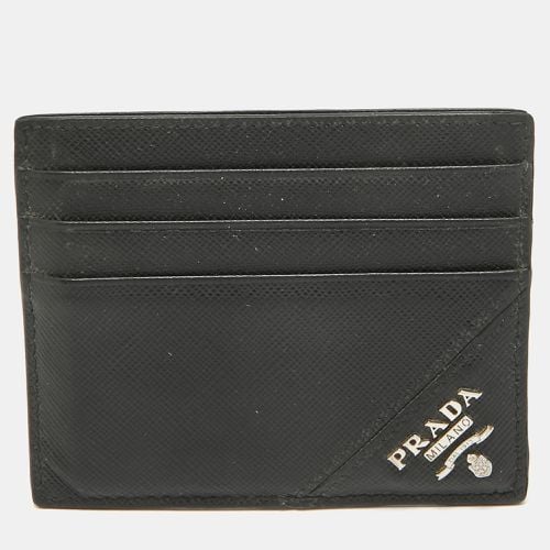 Saffiano Leather Logo Card Holder - Prada - Modalova