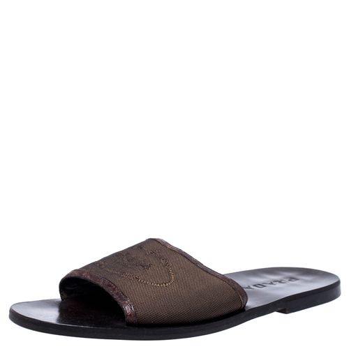 Canvas Flat Slides Size 41 - Prada - Modalova