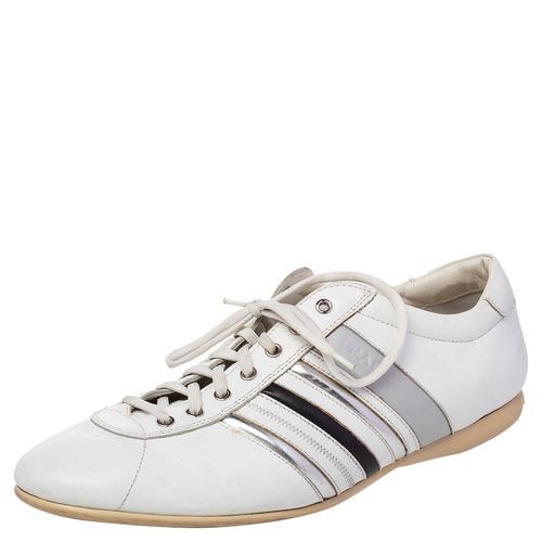 Leather Low Top Sneakers Size 44 - Prada - Modalova