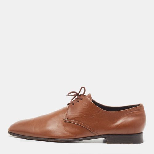 Leather Square Toe Derby Size 41.5 - Prada - Modalova