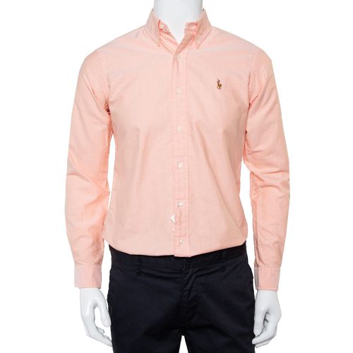 Cotton Button Front Custom Fit Shirt S - Ralph Lauren - Modalova