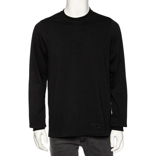 Knit Vega Combo Long Sleeve Crewneck Sweatshirt S - Rick Owens - Modalova