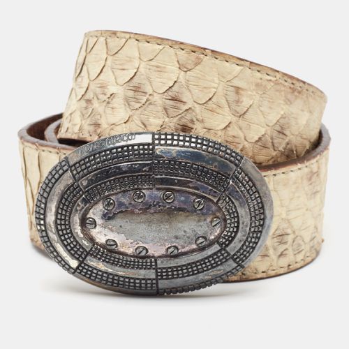 Python Oval Buckle Belt - Roberto Cavalli - Modalova