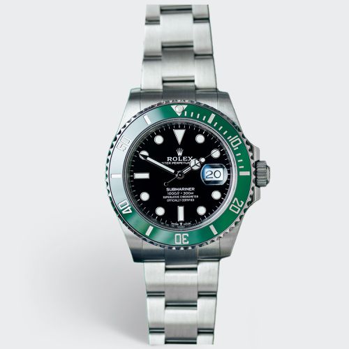 Stainless Steel Starbucks / Kermit Submariner 41 mm - Rolex - Modalova