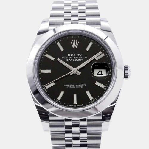 Stainless Steel Datejust Automatic Men's Wristwatch 41 mm - Rolex - Modalova