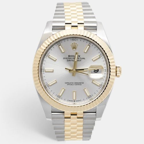 K Yellow Gold Stainless Steel Datejust M126333-0002 Men's Wristwatch 41 mm - Rolex - Modalova