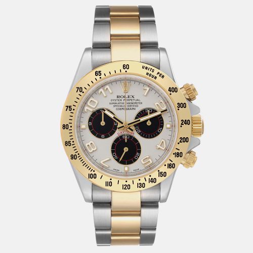 Daytona Panda Dial Steel Yellow Gold Men's Watch 40.0 mm - Rolex - Modalova