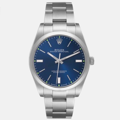 Oyster Perpetual Dial Steel Men's Watch 39.0 mm - Rolex - Modalova