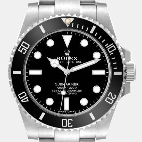 Submariner Nondate Dial Ceramic Bezel Steel Men's Watch 114060 40 mm - Rolex - Modalova