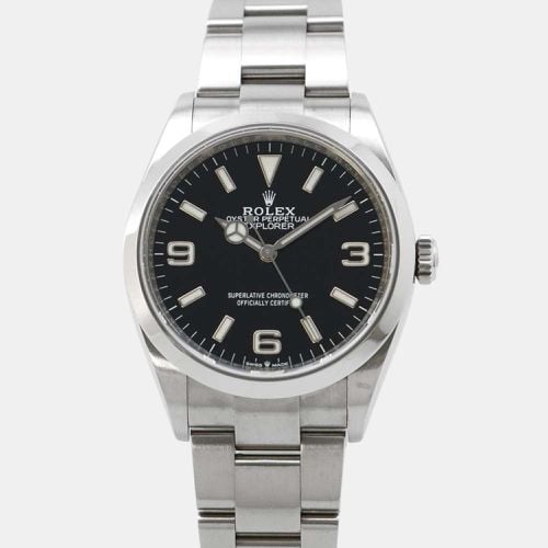 Stainless Steel Dial Explorer Watch 36 mm - Rolex - Modalova