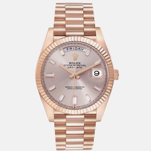 President Day-Date 40 Rose Mens Watch 228235 - Rolex - Modalova