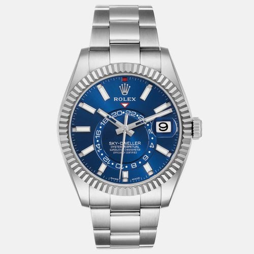 Sky-Dweller Dial Steel White Gold Men's Watch 42.0 mm - Rolex - Modalova