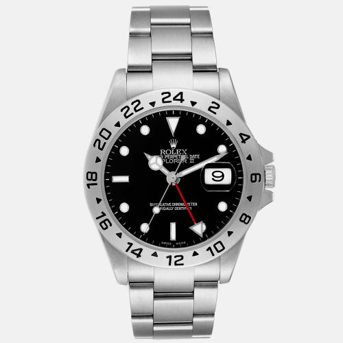 Explorer II Dial Steel Men's Watch 40 mm - Rolex - Modalova