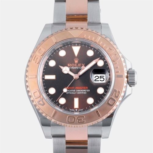 K Rose Gold And Stainless Steel Yacht-Master 126621 Automatic Men's Wristwatch 40 mm - Rolex - Modalova