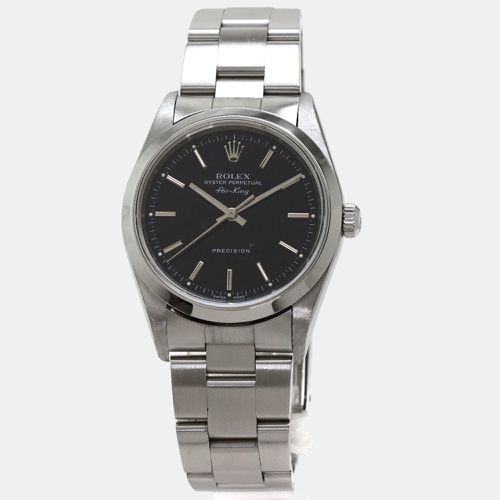 Stainless Steel Air-King 14000 Men's Wristwatch 34 mm - Rolex - Modalova