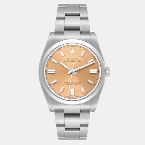 Oyster Perpetual Grape Dial Steel Men's Watch 36 mm - Rolex - Modalova