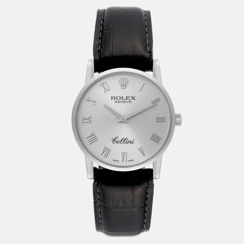 Cellini Classic Dial White Gold Men's Watch 31.8 mm - Rolex - Modalova