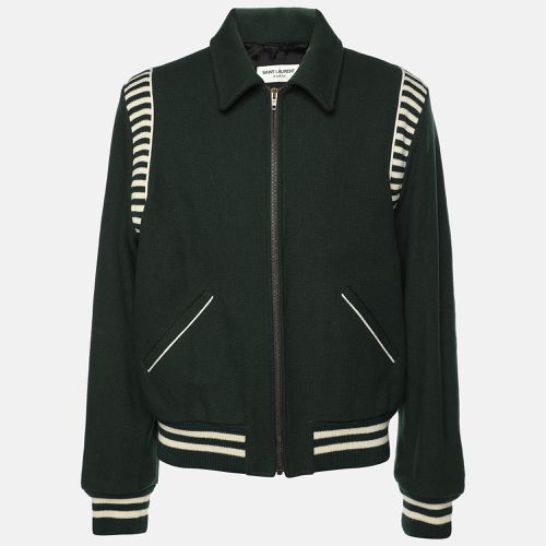 Saint Laurent Virgin Wool Zip Jacket XXL - Saint Laurent Paris - Modalova