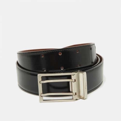 Brown Leather Cut to Size Buckle Belt - Salvatore Ferragamo - Modalova