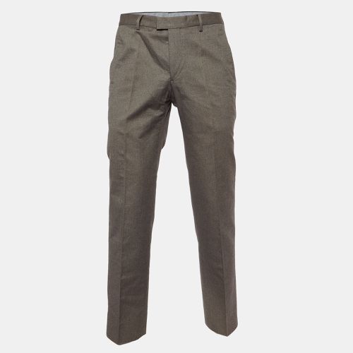 Cotton Straight Leg Trousers M - Salvatore Ferragamo - Modalova