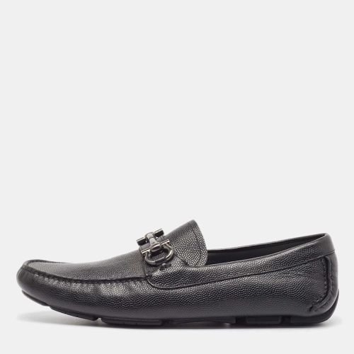 Leather Gancini Slip On Loafers Size 44.5 - Salvatore Ferragamo - Modalova