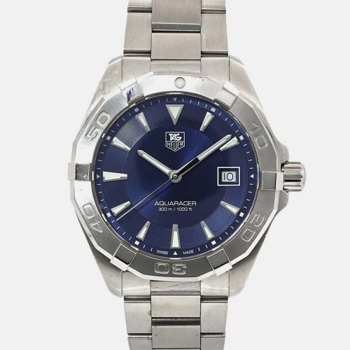 Stainless Steel Aquaracer WAY1112 Quartz Men's Wristwatch 41 mm - Tag Heuer - Modalova