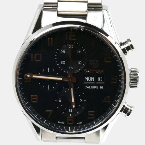 Stainless Steel Carrera CV2A1AB.BA0738 Automatic Men's Wristwatch 43 mm - Tag Heuer - Modalova