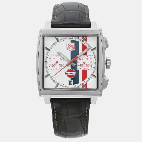 Stainless Steel Monaco CW2118.FC6207 Automatic Men's Wristwatch 38mm - Tag Heuer - Modalova