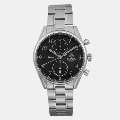 Stainless Steel Carrera Automatic Men's Wristwatch 41 mm - Tag Heuer - Modalova