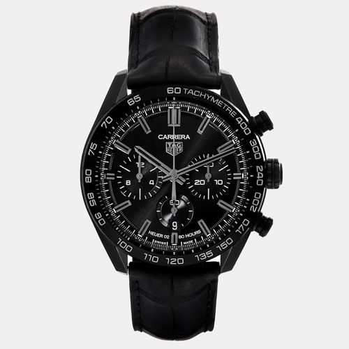 Stainless Steel Carrera Chronograph Japan Special Edition CBN2A1G Men's Wristwatch 44 mm - Tag Heuer - Modalova