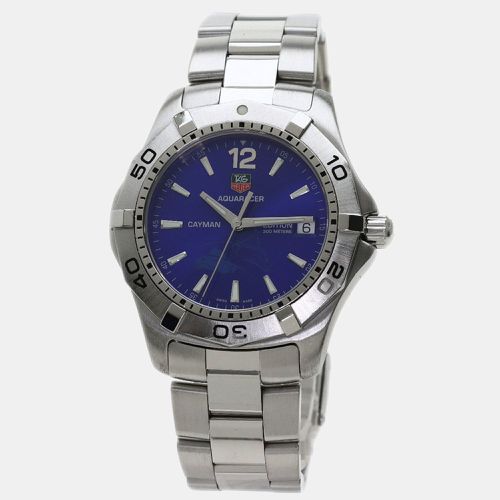 Stainless Steel Aquaracer WAF111F Men's Wristwatch 39 mm - Tag Heuer - Modalova