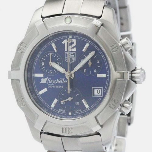 Stainless Steel 2000 Exclusive Seychelles Quartz Chronograph Men's Wristwatch 38 mm - Tag Heuer - Modalova