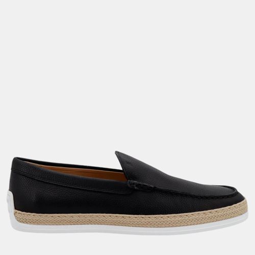 Tod'S Black Leather Loafers EU 42 - Tod's - Modalova