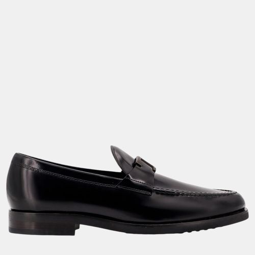 Tod'S Black Leather Loafers EU 42 - Tod's - Modalova