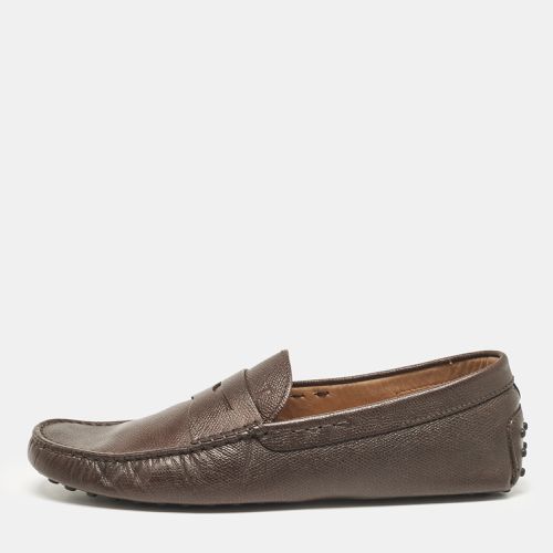 Leather Penny Slip On Loafers Size 42 - Tod's - Modalova