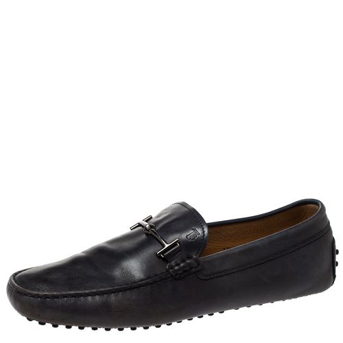 Leather Double T Bit Loafers Size 45 - Tod's - Modalova