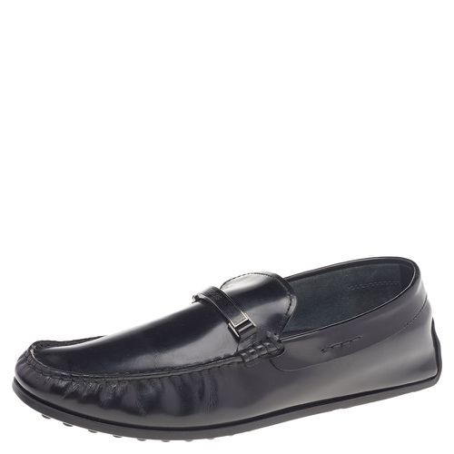 Leather Logo Trim Slip On Loafers Size 41 - Tod's - Modalova