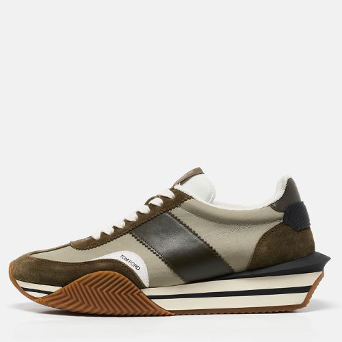 Army Suede and Nylon James Sneakers Size 47 - Tom Ford - Modalova