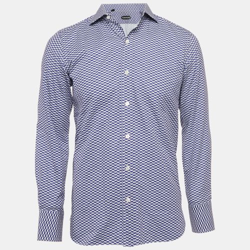 Printed Cotton Long Sleeve Shirt M - Tom Ford - Modalova