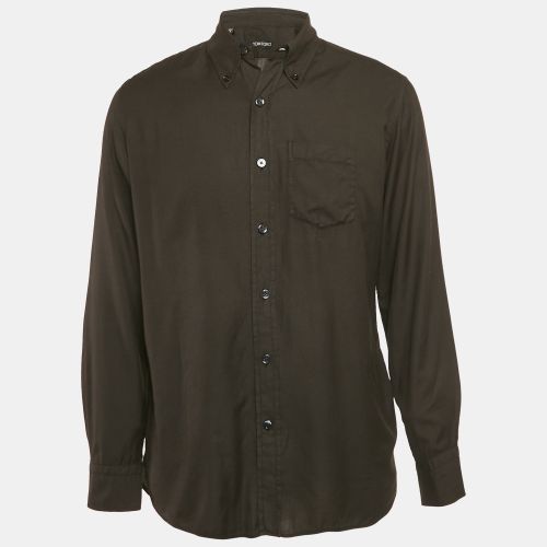 Cotton Long Sleeve Shirt XL - Tom Ford - Modalova