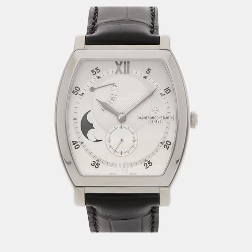 K White Gold Malte 83080/000G-9408 Manual Winding Men's Wristwatch 39 mm - Vacheron Constantin - Modalova